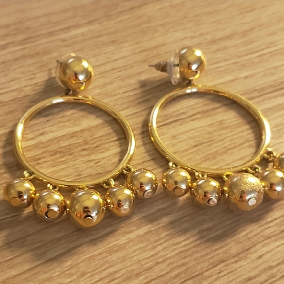 kate spade Jewelry - ♠️ kate spade ♠️: large bauble hoop earings